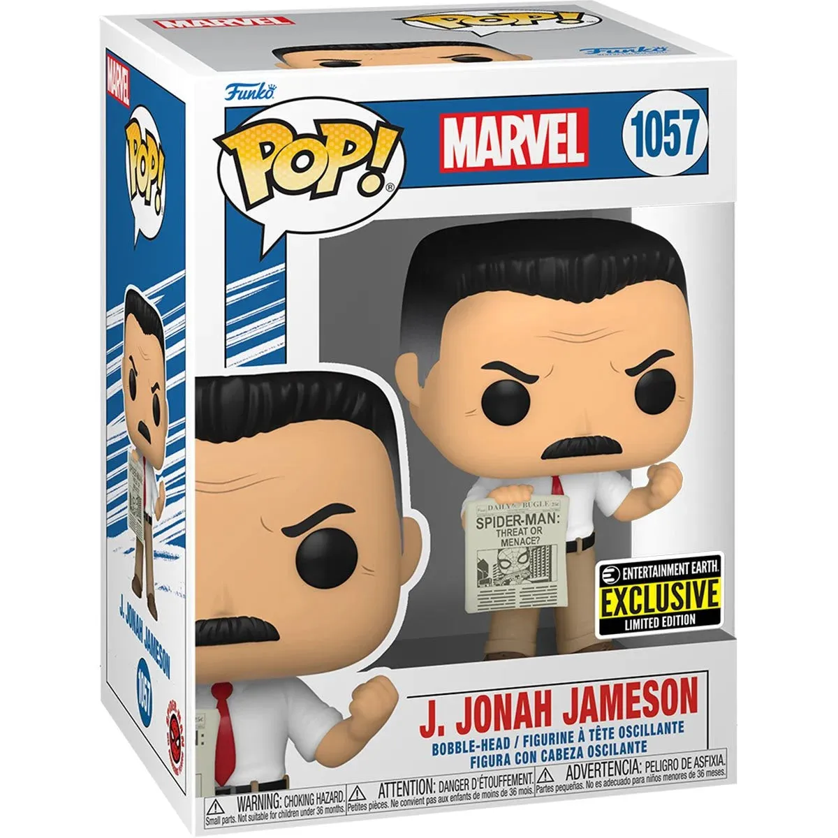 Spider-Man J. Jonah Jameson Pop! Vinyl Figure - Entertainment Earth Exclusive