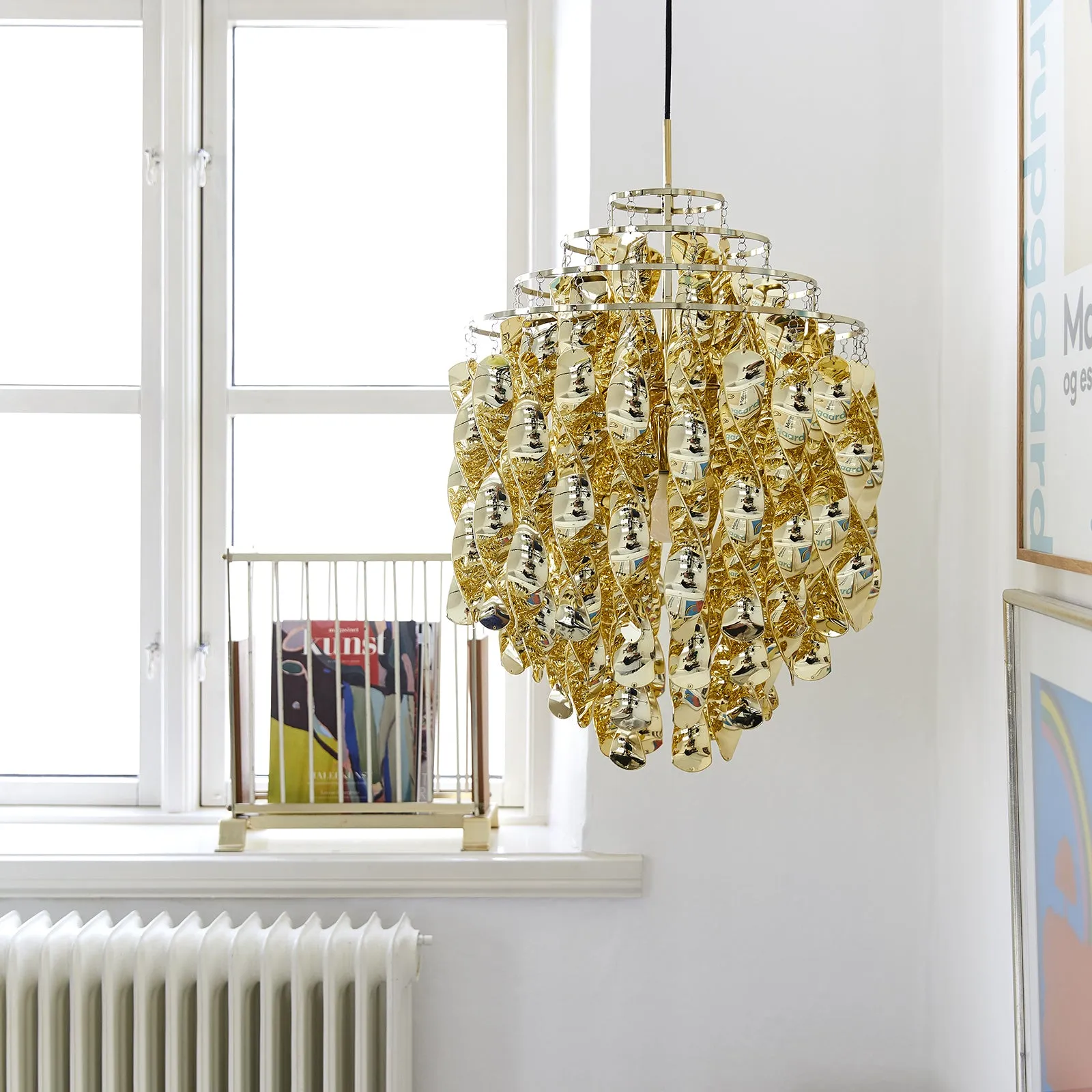 Spiral 4-Tier Pendant Light