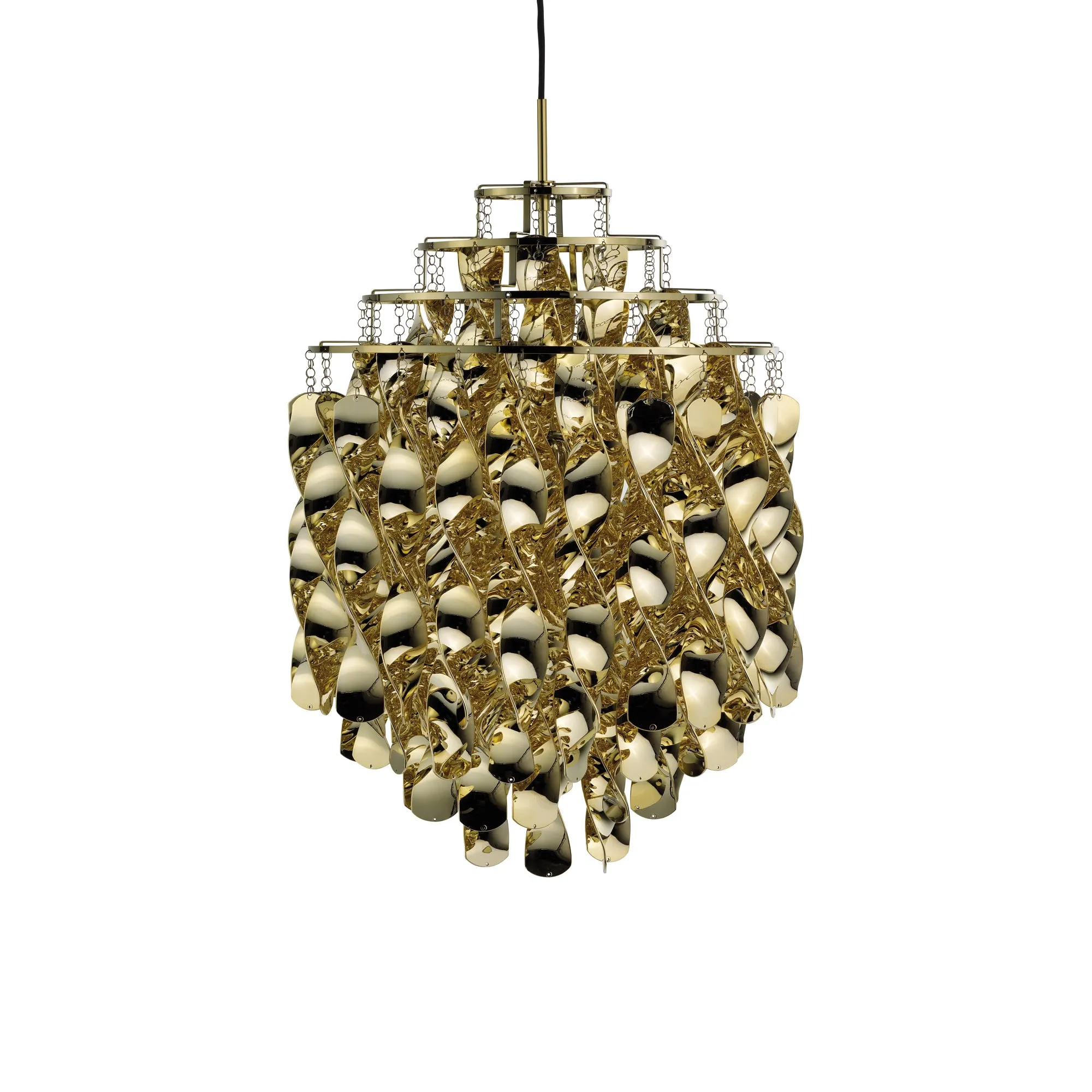 Spiral 4-Tier Pendant Light