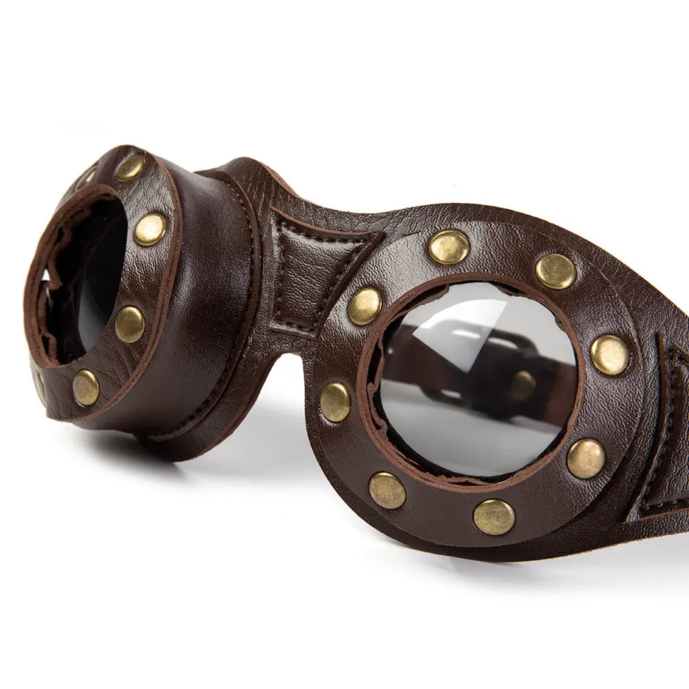 Steampunk Goggles Glasses Vintage Victorian Goggles Gothic for Costumes