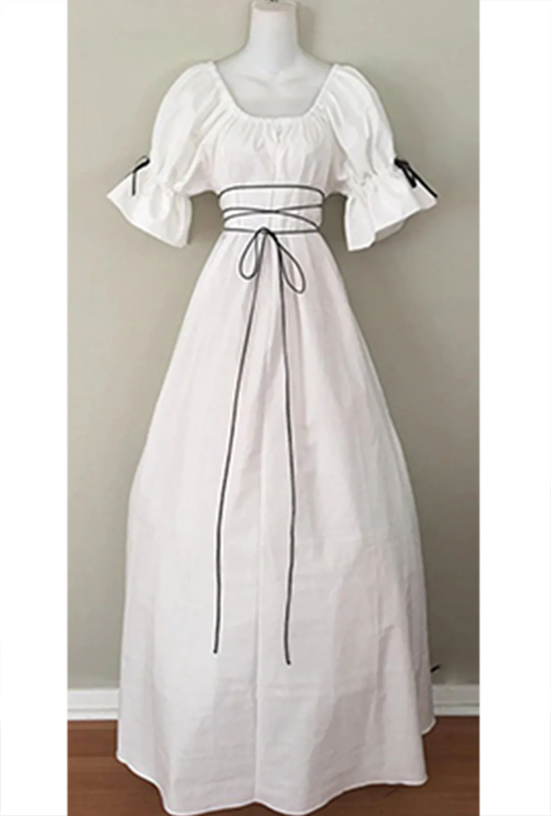 White Gothic Renaissance Dress